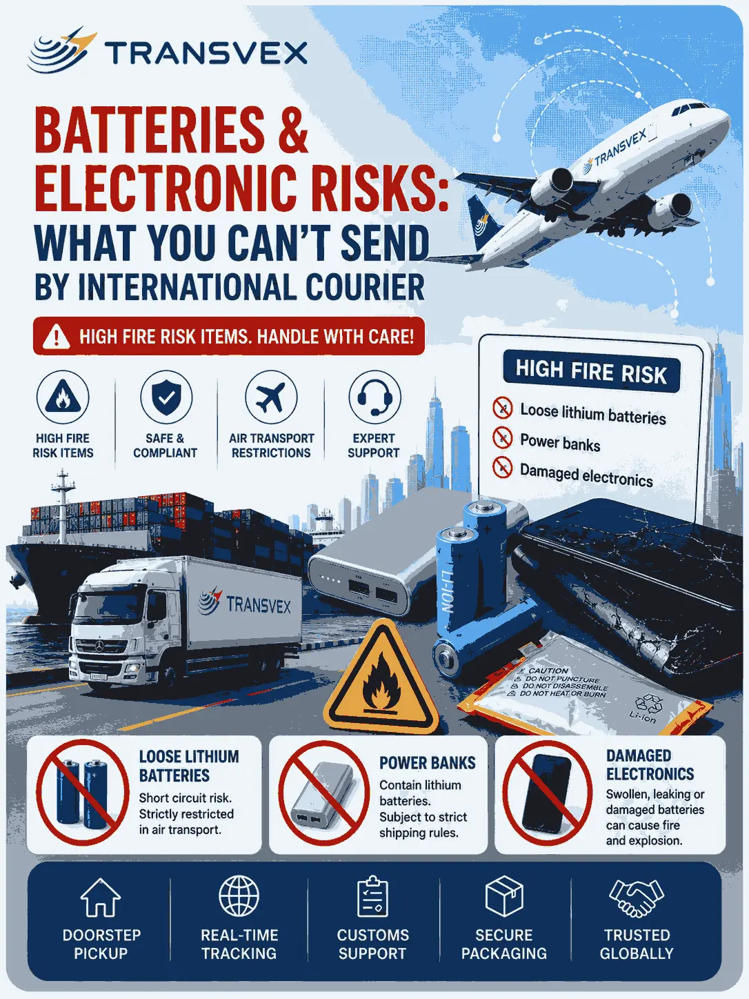 Batteries & Electronic Risks: What You Canβt Send by International Courier