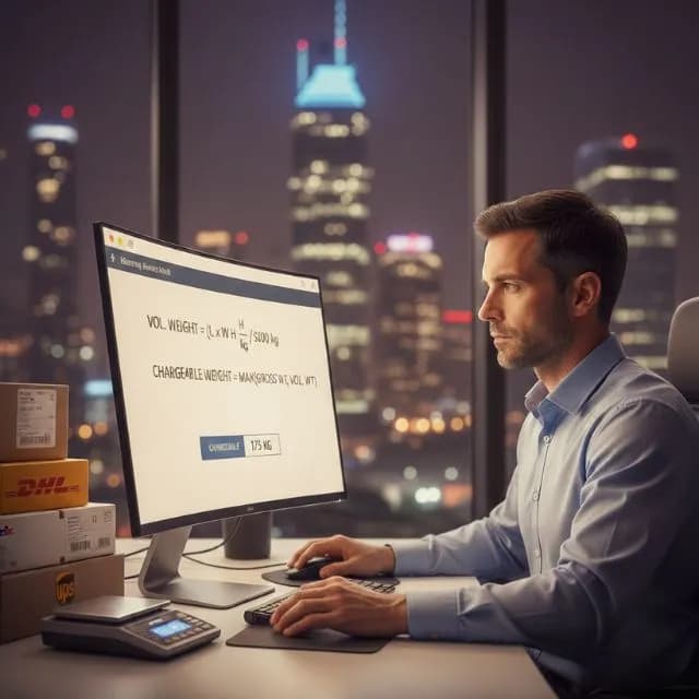 How to Calculate Air Freight Chargeable Weight for International Courier Services