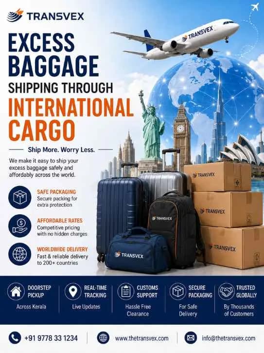 Excess Baggage Shipping Through International Cargo: A Complete Guide