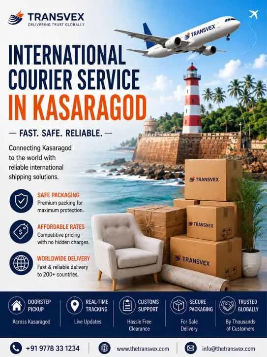 International Courier Service in Kasaragod: Reliable Ways to Send Parcels Abroad