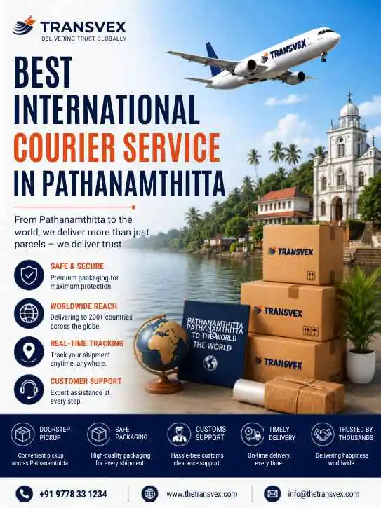 International Courier Service in Pathanamthitta: Sending Parcels Overseas Made Easier