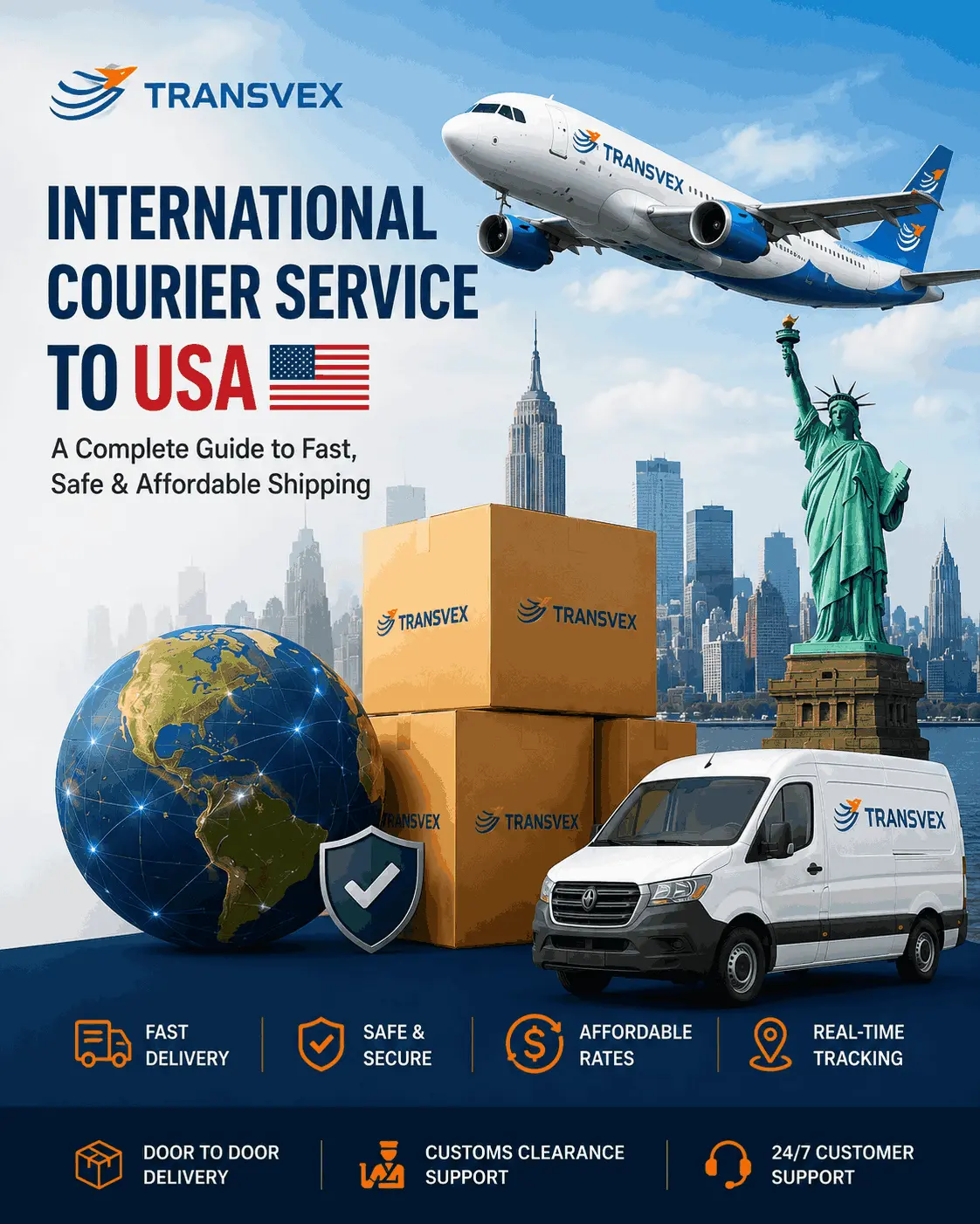 International Courier Service to USA: A Complete Guide to Fast, Safe & Affordable Shipping