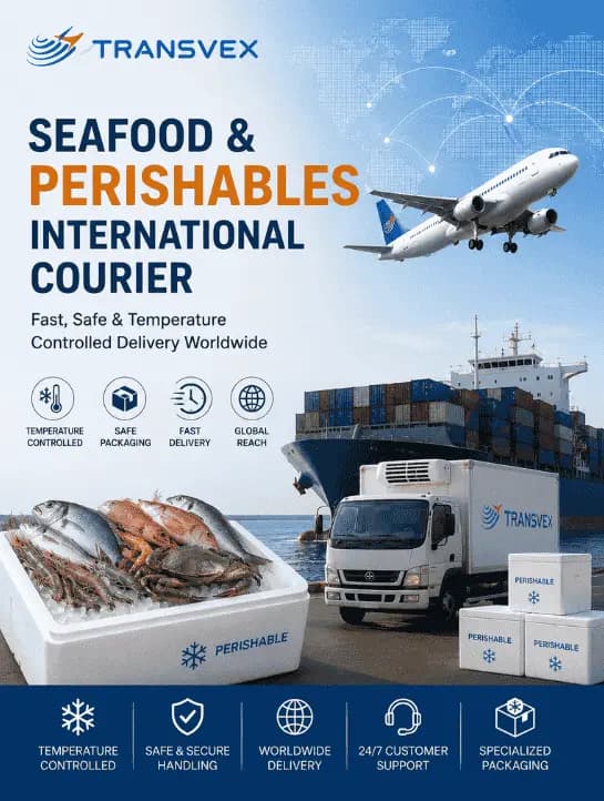 Seafood & Perishables International Courier from Kerala: Complete Shipping Guide