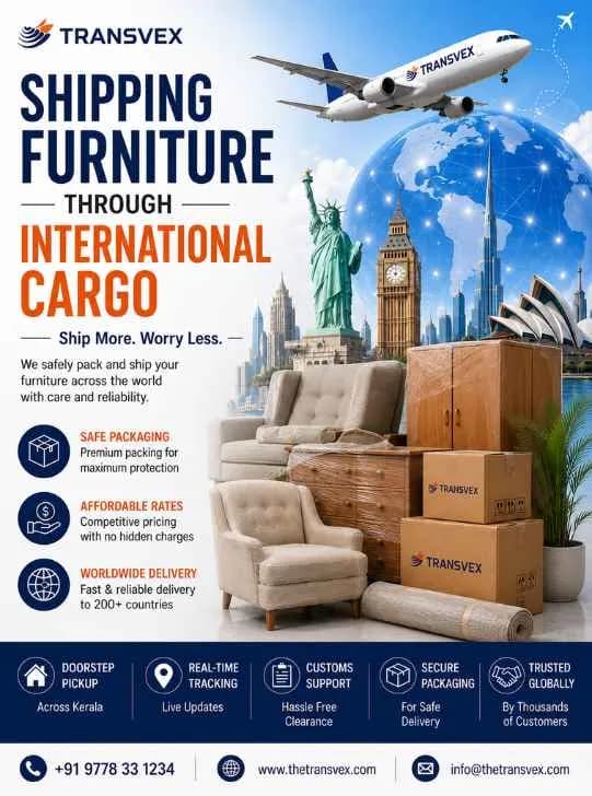 Shipping Furniture Through International Cargo: Everything You Need to Know
