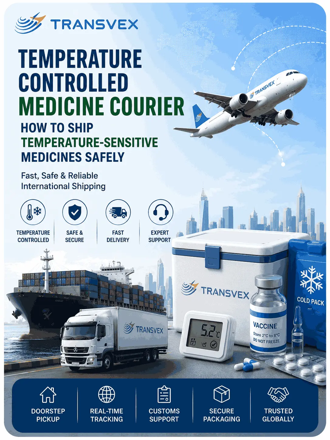Temperature Controlled Medicine Courier: How to Ship Temperature-Sensitive Medicines Safely